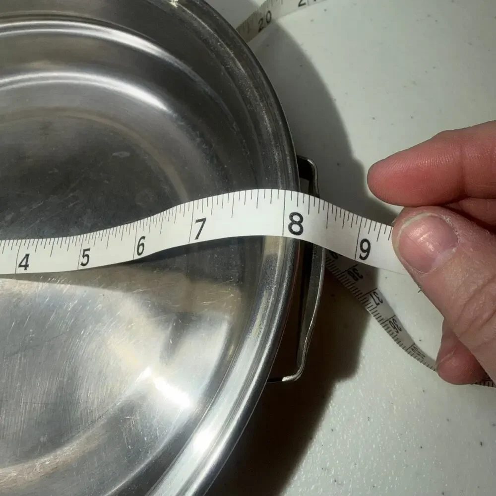 Vintage Lifetime Stainless Steel Double Boiler Insert 18-8 R6 Measures 7.5